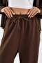 Modal Fabric Zippered Waist Ruched Baggy Pants Casual Sports Set - 4