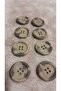 Polyester Button 30 Size 20 mm 8 Pieces