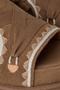 Suede Embroidery Detail Tie-Detail Sandals Sandals 1175133 - 5