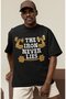 Design the Iron Never Lies Bodybuilding Fitness Gym Athlete Printed Unisex Oversized T-Shirt