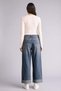 100% Cotton Baggy Fit High Waist Folded Leg Jeans F9599Ax26Sp - 6