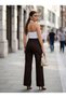 High Waist Wide Leg Loose Jeans Palazzo Pants - 2