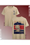 Unisex Women Men Lotus Flower Printed Oversized Comfortable Daily Use Combed Cotton T-Shirt