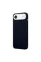 Apple iPhone 17 Air Compatible Case Velvet Erasable Launch Silicone Case Black - 4