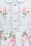 Girl's Satin Bag Piece Floral Dress 36343 - 4
