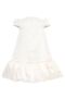 Girl's 3D Floral Dress White 36264 - 4