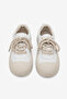 Women's White Comfortable Fit Rubber Sole Lace-Up Sneakers - 5