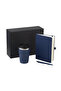 KOKSI - Set of Double Walled Tumbler, A5 Notebook and Pen- Navy Blue - 5