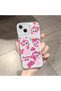 iPhone 13 Compatible Camera Protected Anti-Shock Aesthetic Print Patterned Transparent Silicone Case - 2