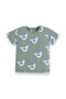Infant Boys Bird Print Cotton Pajama Set – Soft T-Shirt & Shorts Nightwear - 4
