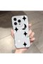 حافظة من السيليكون الشفاف متوافقة مع هاتف iPhone 15 Pro، مزودة بطباعة جمالية مضادة للصدمات منقوش - 2