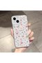 iPhone 14 Compatible Camera Protected Anti-Shock Aesthetic Print Patterned Transparent Silicone Case - 2