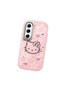 Tecno Camon 40 Pro 5g Compatible Hello Kitty Camera Protected Pink Soft Silicone Phone Case - 4