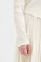 Women's Off-The-Shoulder Fluffy Detailed Long Sleeve Design Blouse - 8
