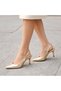 Women's 8cm Heeled Genuine Leather Pointed Toe Strapped Stylish Classic Shoes - 6