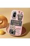 Realme C67 Compatible Camera Protected Pink Soft Silicone Phone Case Cute Bear Patterned - 2