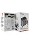 Mega Volt GaN Universal Travel Adapter, Black Silver - 2