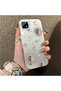 Realme C21 Compatible Gold Tone Star Patterned Acrylic Material Phone Case