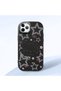 iPhone 11 Pro Compatible Hello Kitty Patterned Camera Protected Black Soft Silicone Phone Case