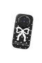 Vivo X300 Compatible Camera Protected Black Soft Silicone Phone Case Bowknot Patterned - 3