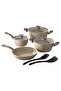 Eco Granite Cookware Set, 9 pcs, Assorted - 7