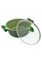Essentials Granite Non-Stick Cast Aluminium Casserole with Lid, 34 cm, Green - 2