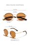 Eoh4013 C1 Yellow Metal Unisex Sunglasses - 4