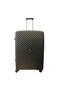 Quad 4Wheel Hard Trolley 65cm Black