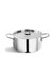 Stainless Steel Domestic Cooking Pot with Lid, 7.3L