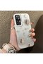 Redmi K50 Ultra Compatible Gold Tone Star Patterned Acrylic Material Phone Case