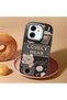Mi 13t Compatible Camera Protected Black Soft Silicone Phone Case Cute Bear Patterned - 2