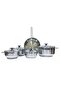 Stainless Steel Cookware Set, 9 pcs - 7