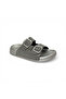 Sparkling Stone Detail: Double Buckled Orthopedic Sole Piece Comfortable Women's Set Slipper - 2
