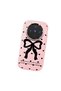 Vivo X300 Compatible Camera Protected Pink Soft Silicone Phone Case Bowknot Patterned - 3