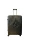 Quad 4Wheel Hard Trolley 65cm Black - 2