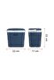 Chill Box / Ice Box 3 Pcs Set 4L + 12 + 24 L Blue - 5