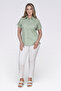 10759 Green P Cotton U Fabric Comfortable Cut Shirt - 2