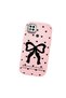Redmi 10A Compatible Camera Protected Pink Soft Silicone Phone Case Bowknot Patterned - 3