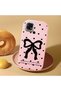 Redmi 10C Compatible Camera Protected Pink Soft Silicone Phone Case Bowknot Patterned - 2