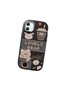 Samsung Galaxy A05 Compatible Camera Protected Black Soft Silicone Phone Case Cute Bear Patterned - 3