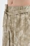 Women's Belt Detail Lined Design Wide-Leg Pants - 8