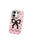 Redmi Note 13 Pro 5g Compatible Camera Protected Pink Soft Silicone Phone Case Bowknot Patterned - 3