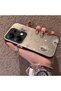 Poco M6 Pro 4g Compatible Gold-Tone Star Patterned Acrylic Material Phone Case - 3