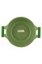 Essentials Granite Non-Stick Cast Aluminium Casserole with Lid, 34 cm, Green - 4