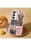 Samsung Galaxy S23 Compatible Camera Protected Pink Soft Silicone Phone Case Cute Bear Patterned - 2