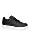 042-26 Leather Anatomical Lace-Up Men's Shoes Sneakers Black White - 2
