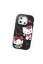 Redmi 12C Compatible Camera Protected Black Soft Silicone Phone Case Hello Kitty Patterned - 3