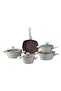 Aluminium Non-Stick Cookware Set, 9 pcs - 2