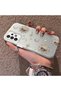 Samsung Galaxy A73 Compatible Gold Tone Star Patterned Acrylic Material Phone Case - 2