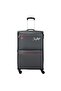 Charm 4 Wheel Soft Trolley, 68 cm, Grey - 2